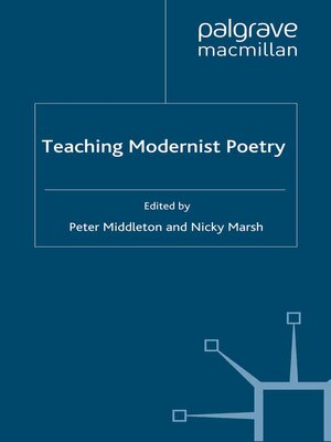 cover image of Teaching Modernist Poetry